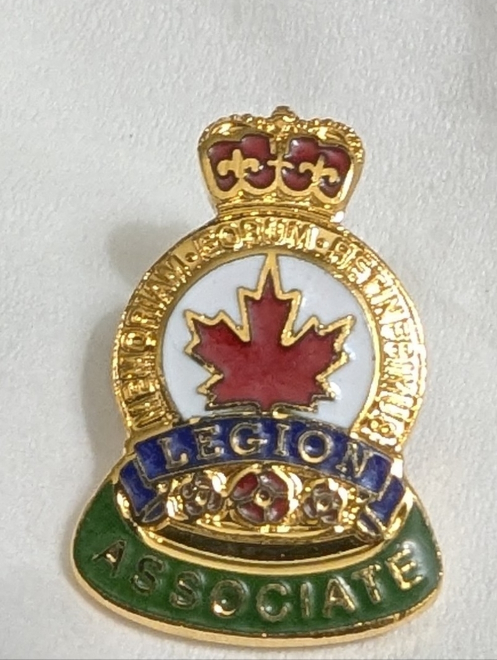 Canadian Legion pin